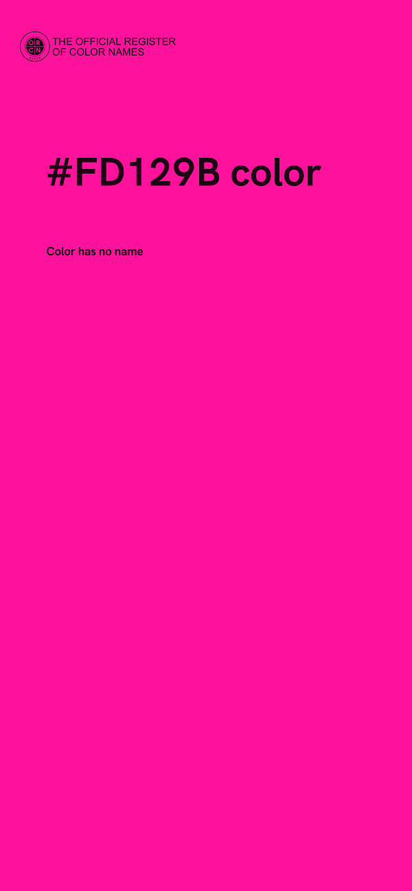 #FD129B color image