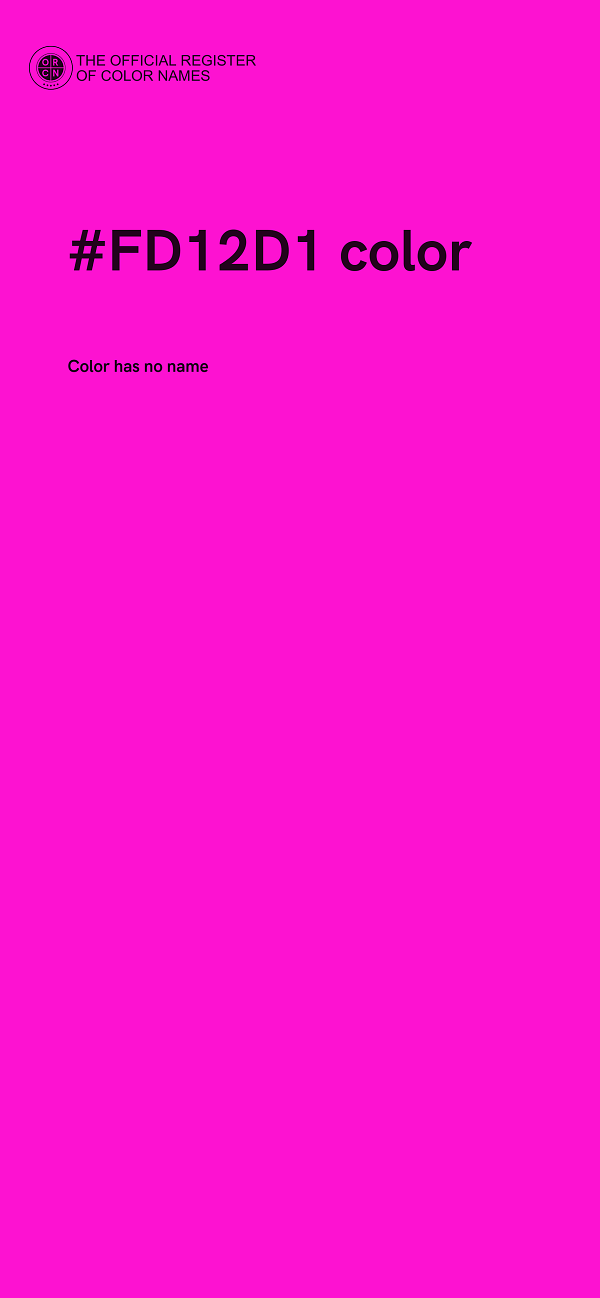 #FD12D1 color image