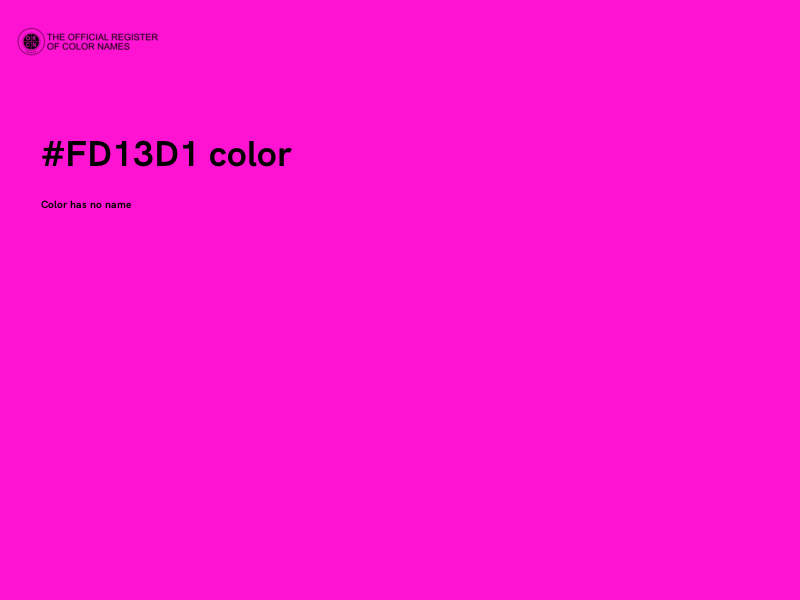#FD13D1 color image