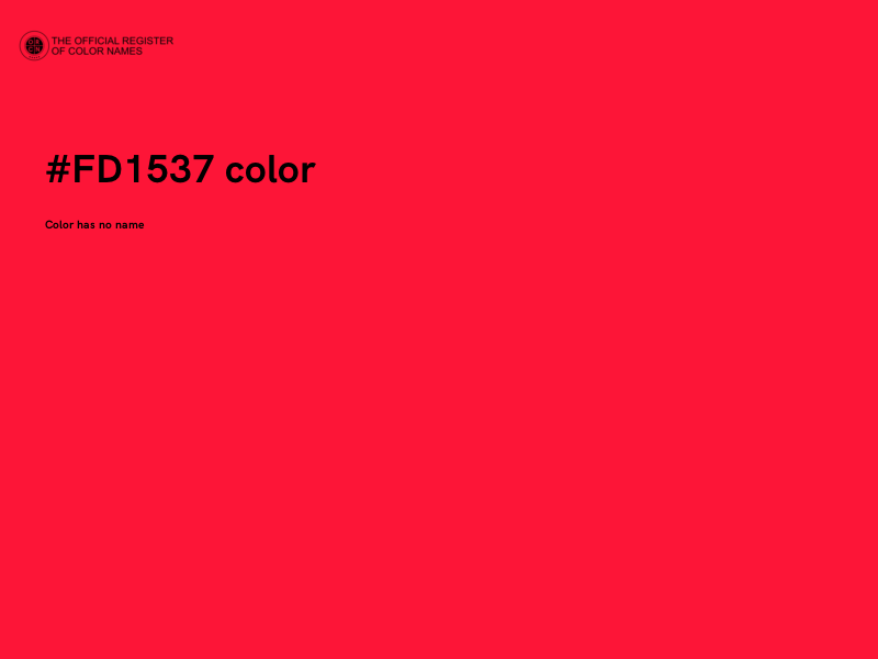 #FD1537 color image