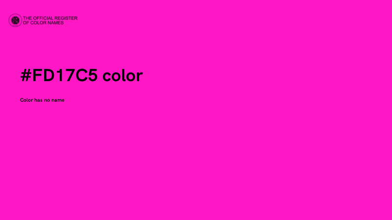 #FD17C5 color image