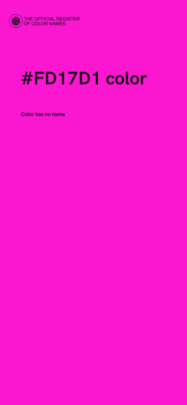 #FD17D1 color image