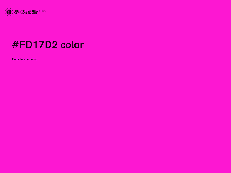 #FD17D2 color image