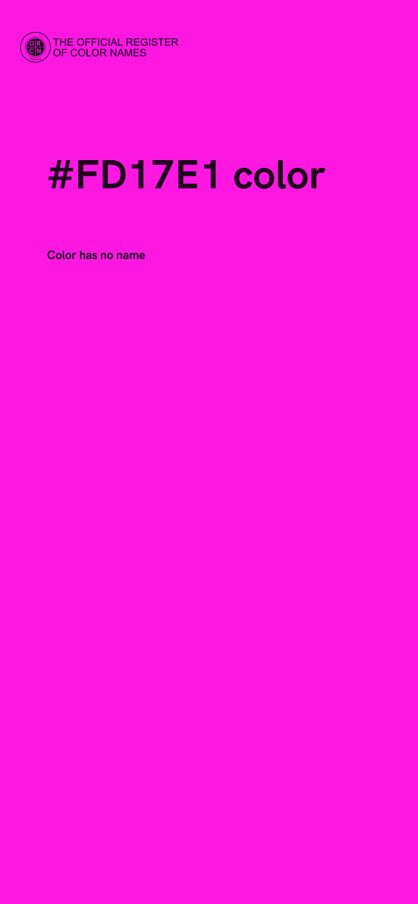 #FD17E1 color image