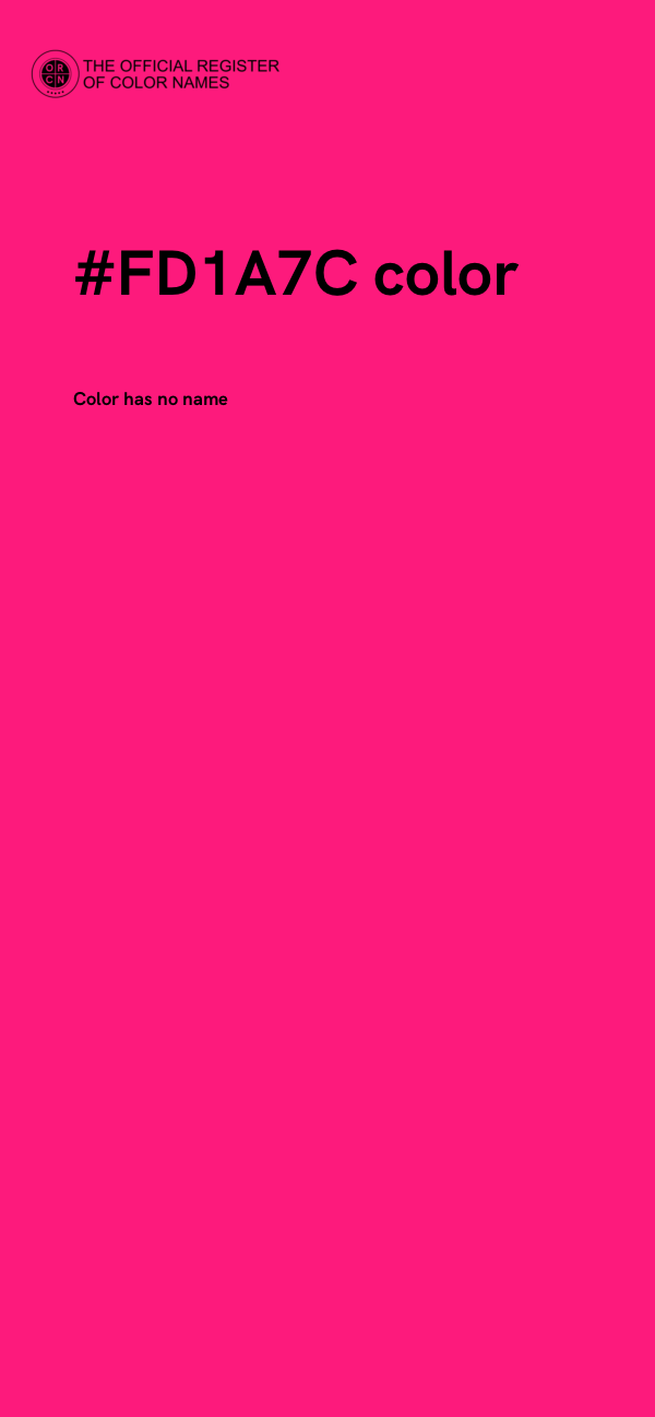 #FD1A7C color image