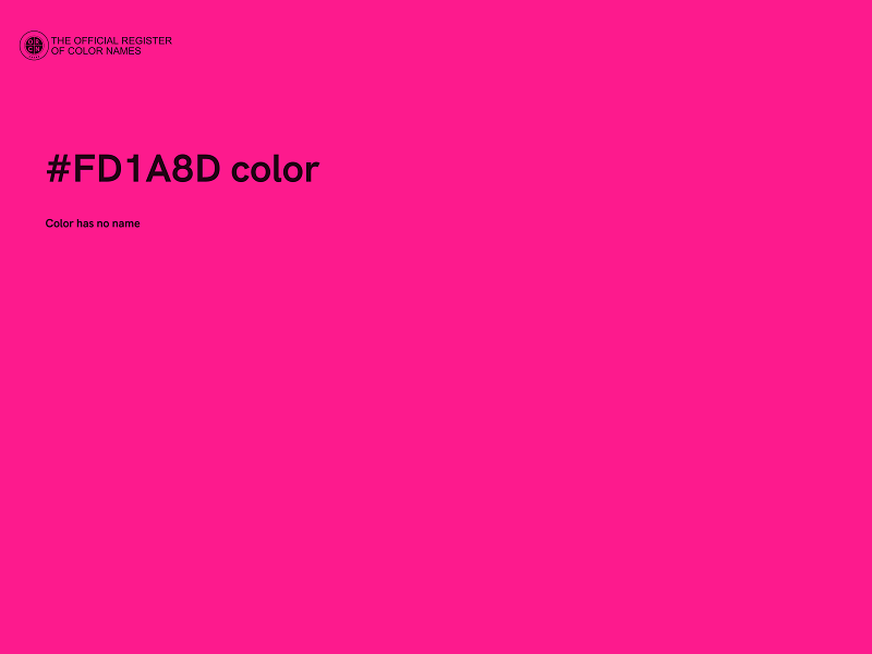 #FD1A8D color image