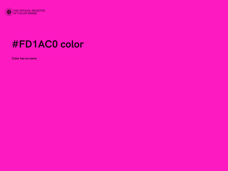 #FD1AC0 color image