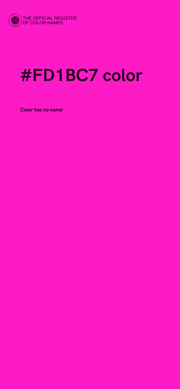 #FD1BC7 color image