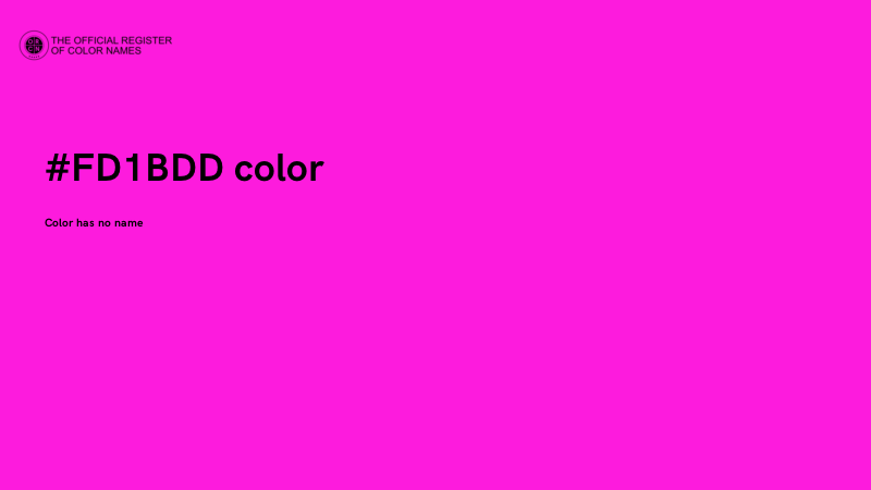#FD1BDD color image
