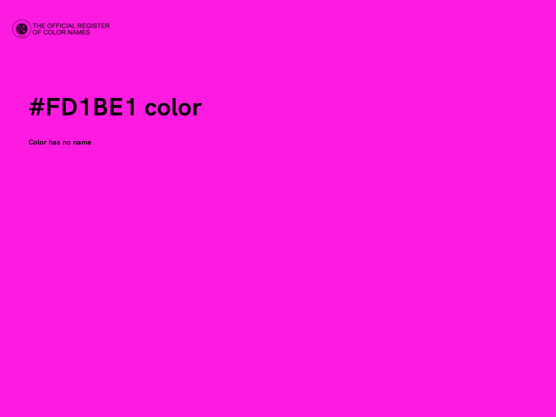 #FD1BE1 color image