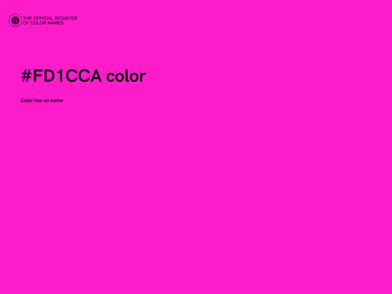 #FD1CCA color image