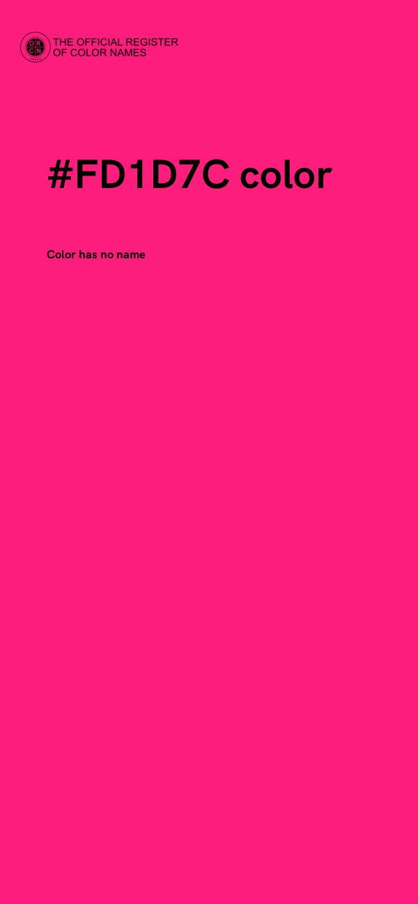 #FD1D7C color image