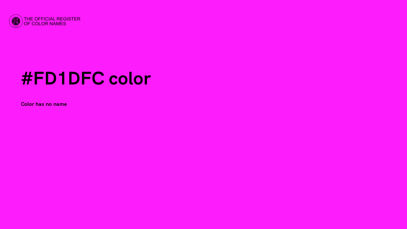 #FD1DFC color image