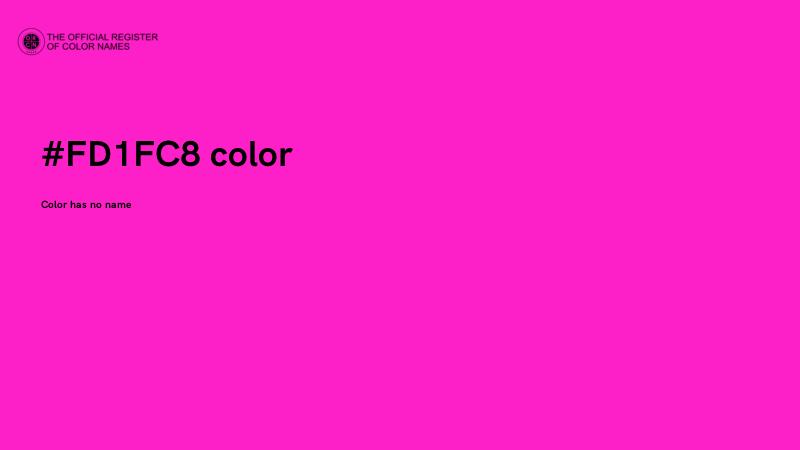 #FD1FC8 color image
