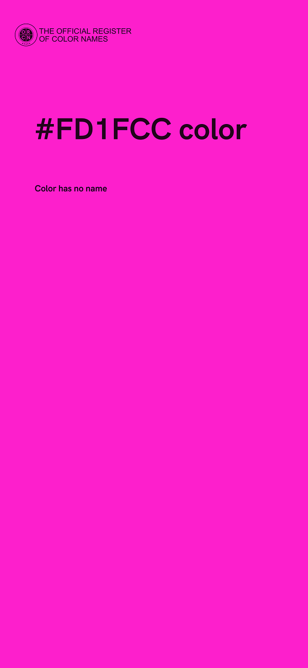 #FD1FCC color image