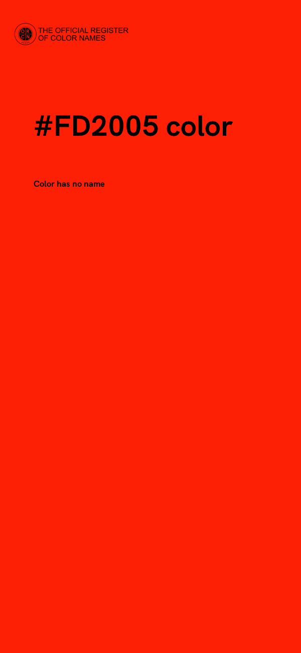 #FD2005 color image