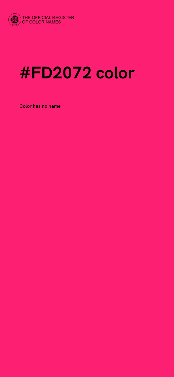 #FD2072 color image