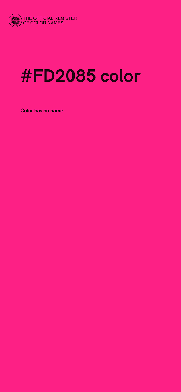 #FD2085 color image