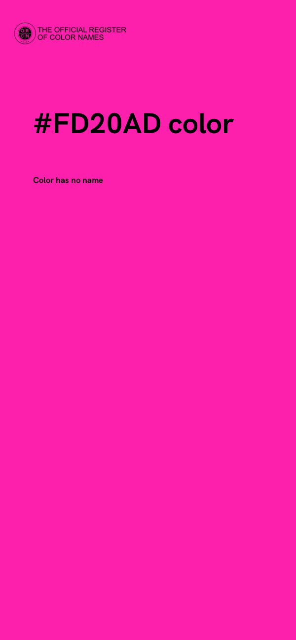 #FD20AD color image