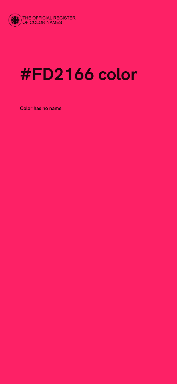 #FD2166 color image