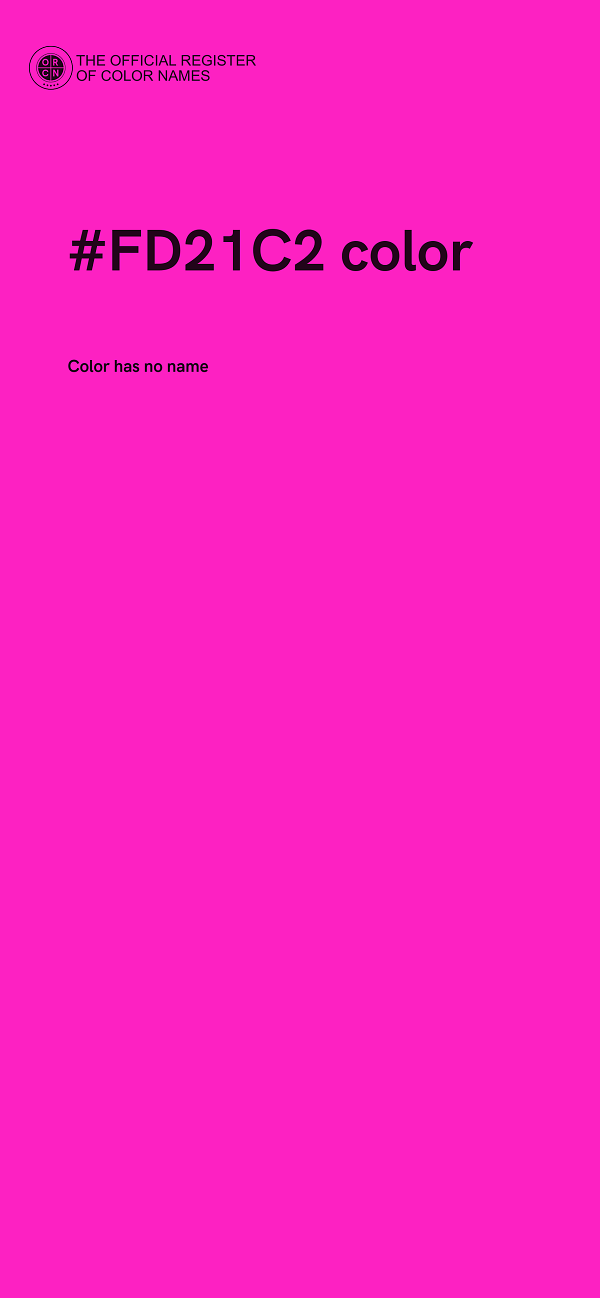 #FD21C2 color image