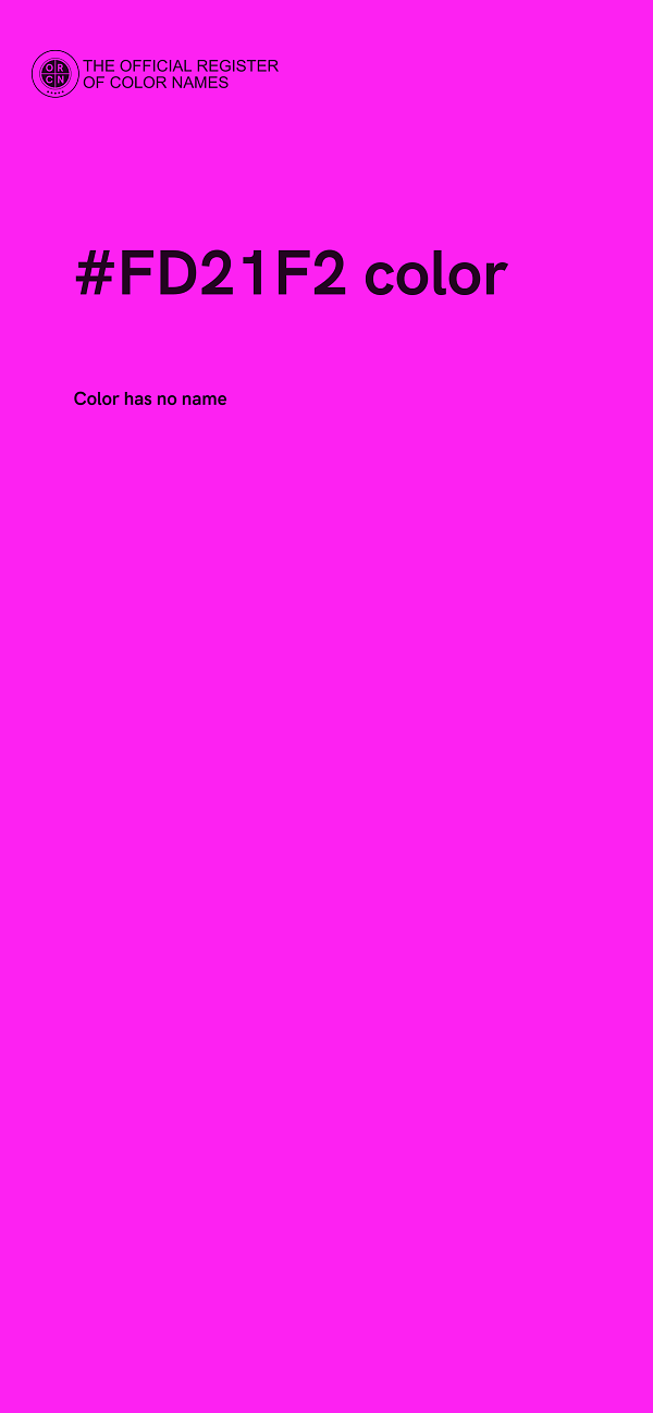 #FD21F2 color image