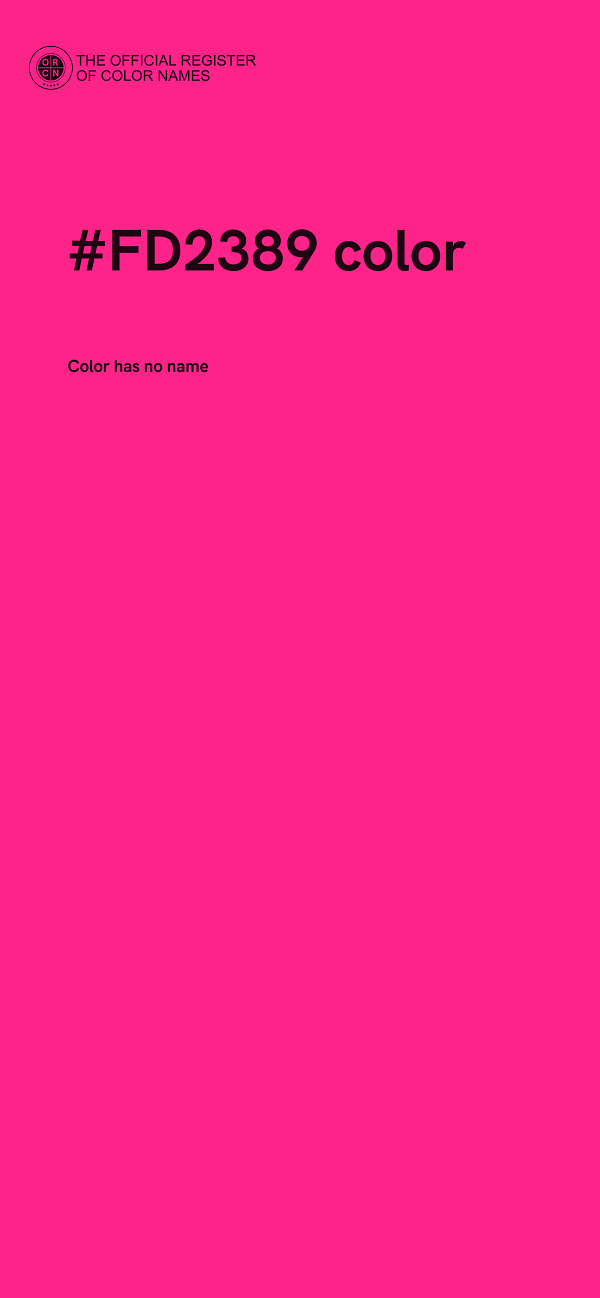 #FD2389 color image