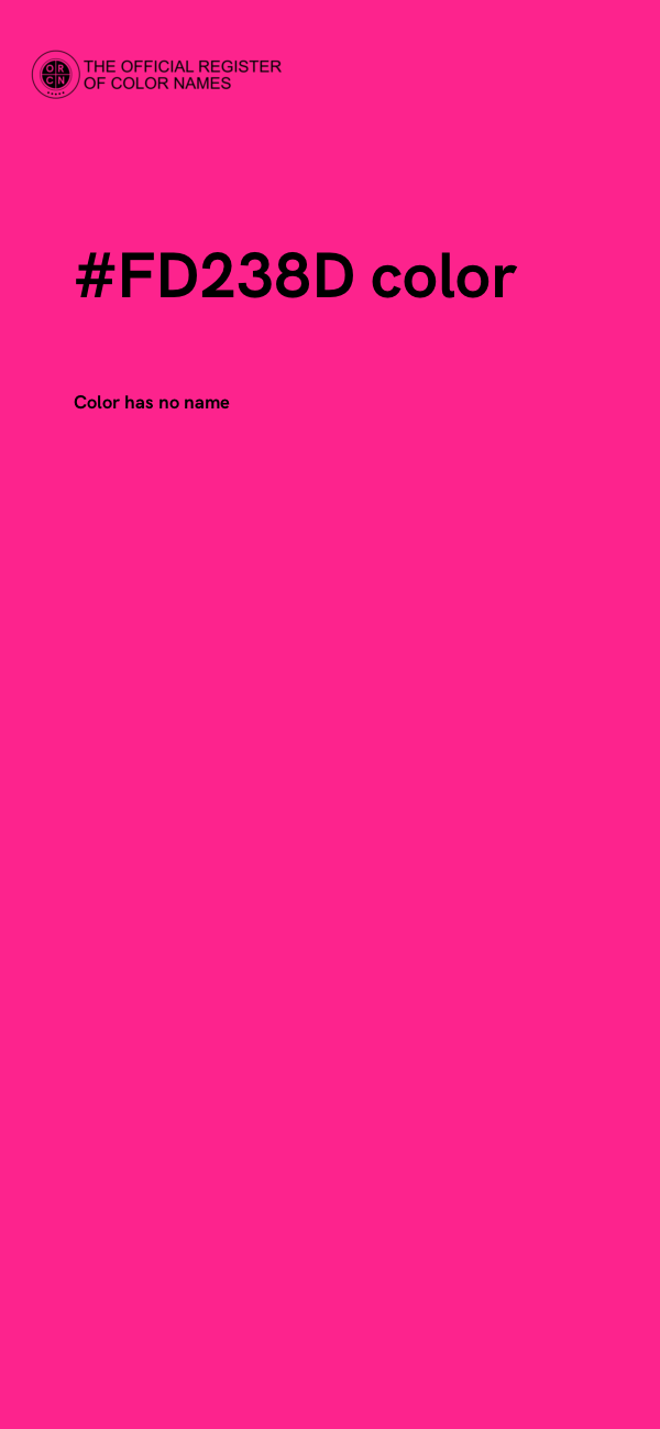 #FD238D color image