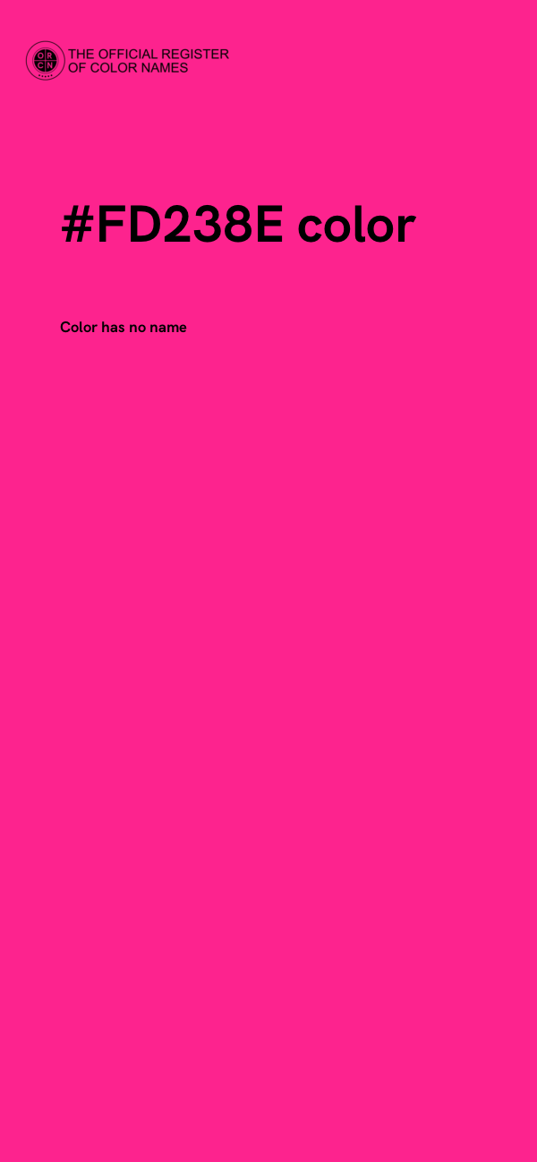#FD238E color image