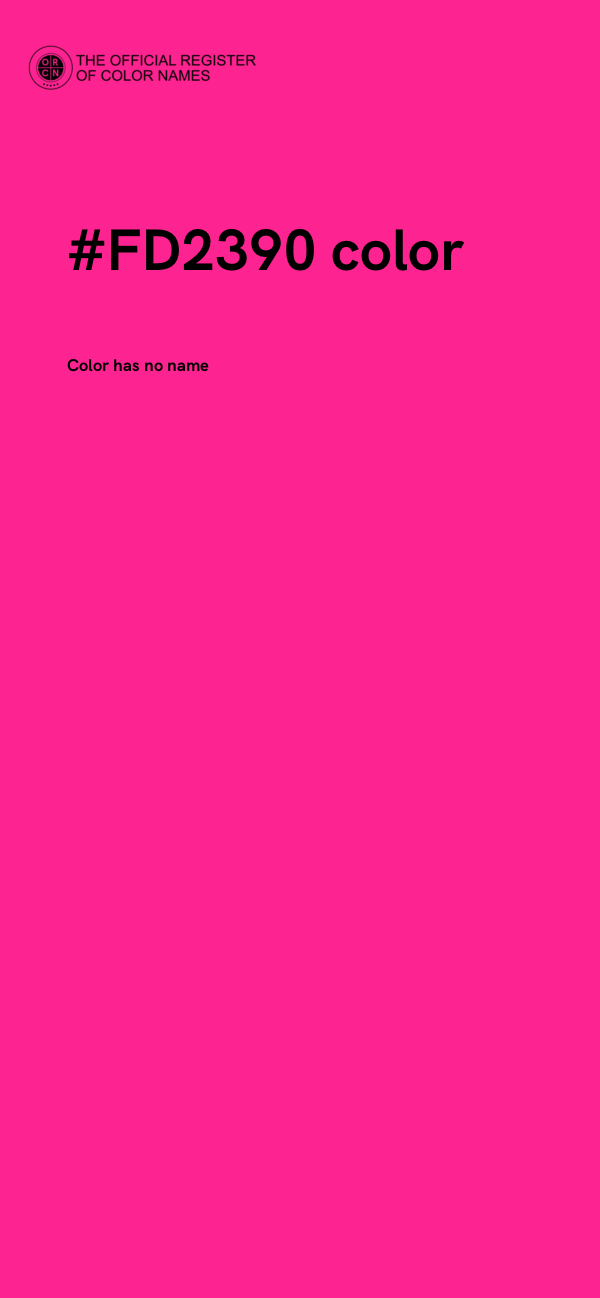 #FD2390 color image