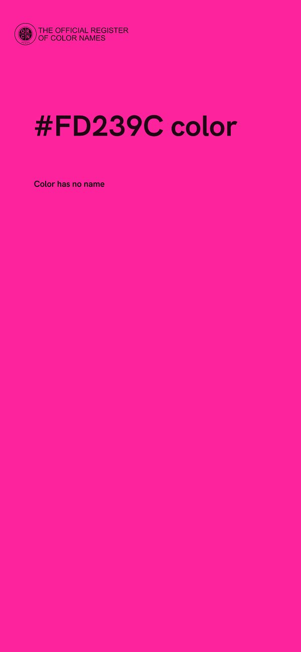 #FD239C color image
