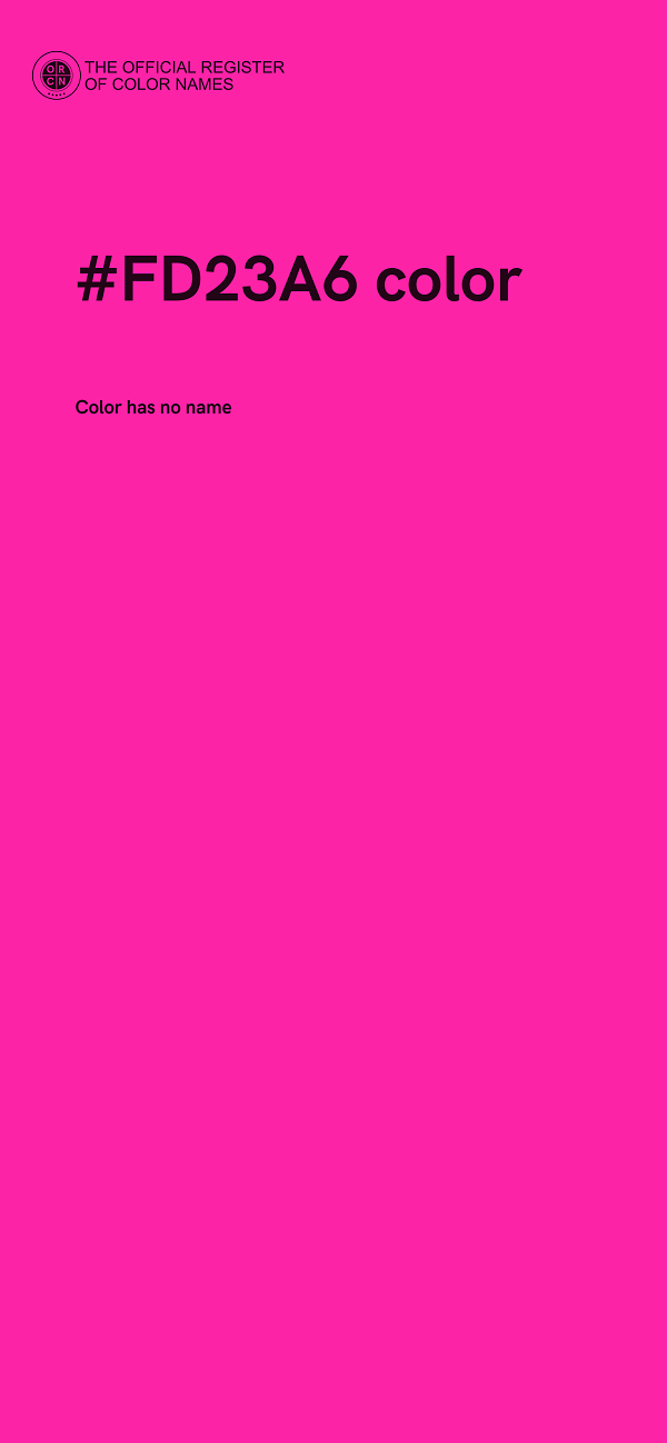 #FD23A6 color image