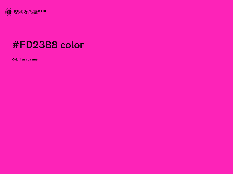 #FD23B8 color image