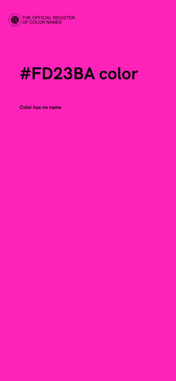 #FD23BA color image