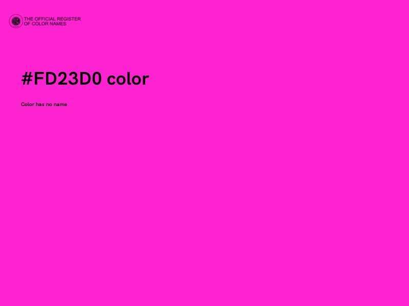#FD23D0 color image