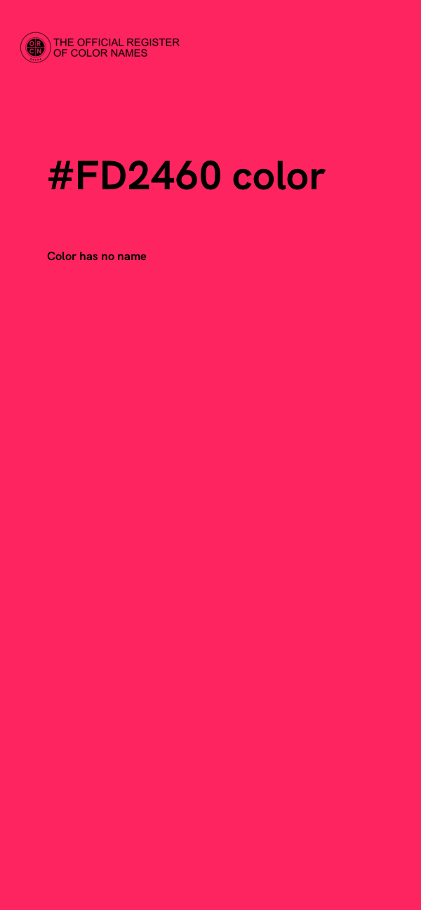 #FD2460 color image