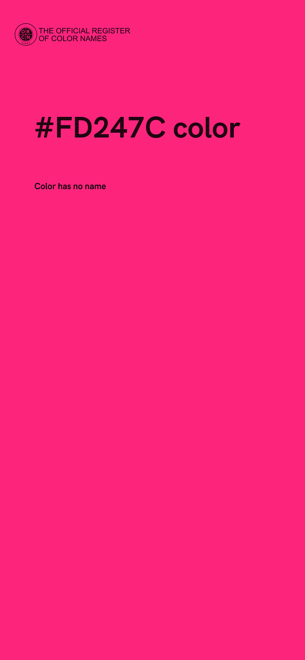 #FD247C color image