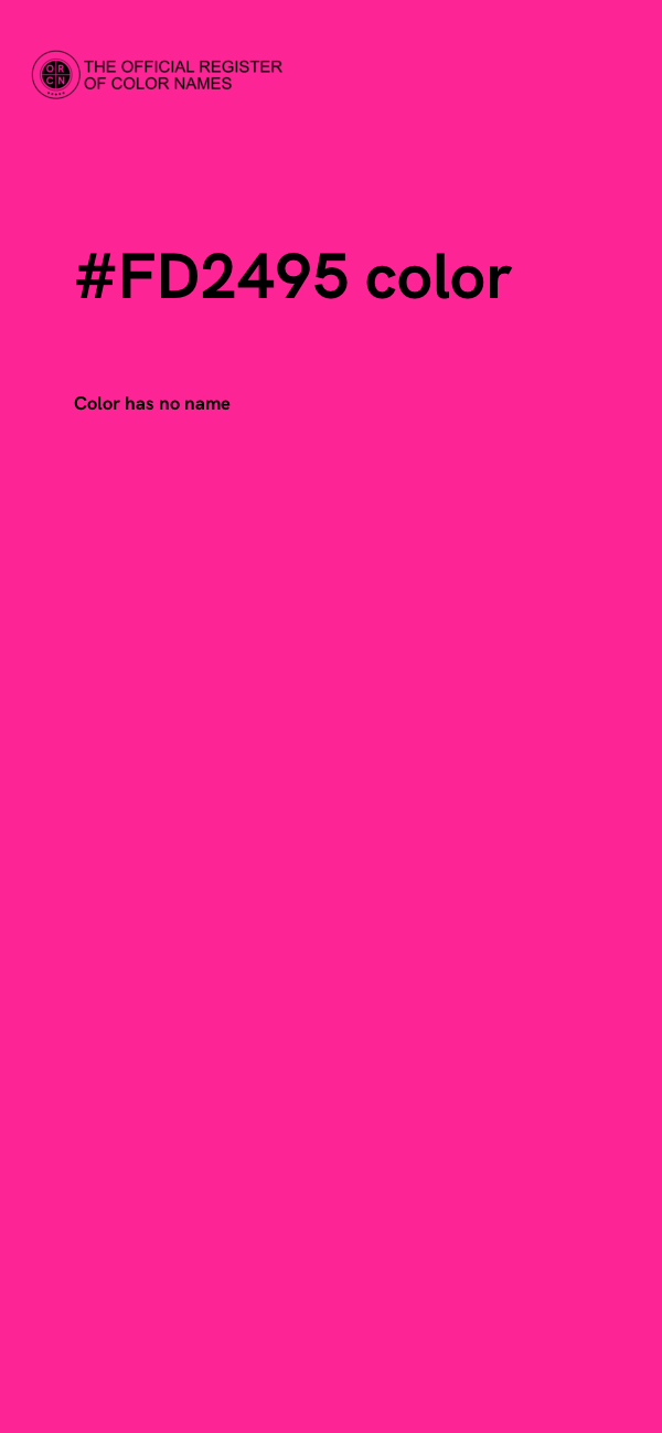 #FD2495 color image