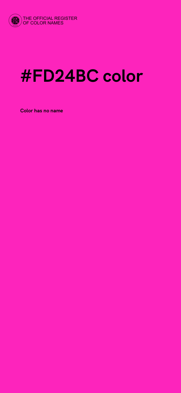 #FD24BC color image
