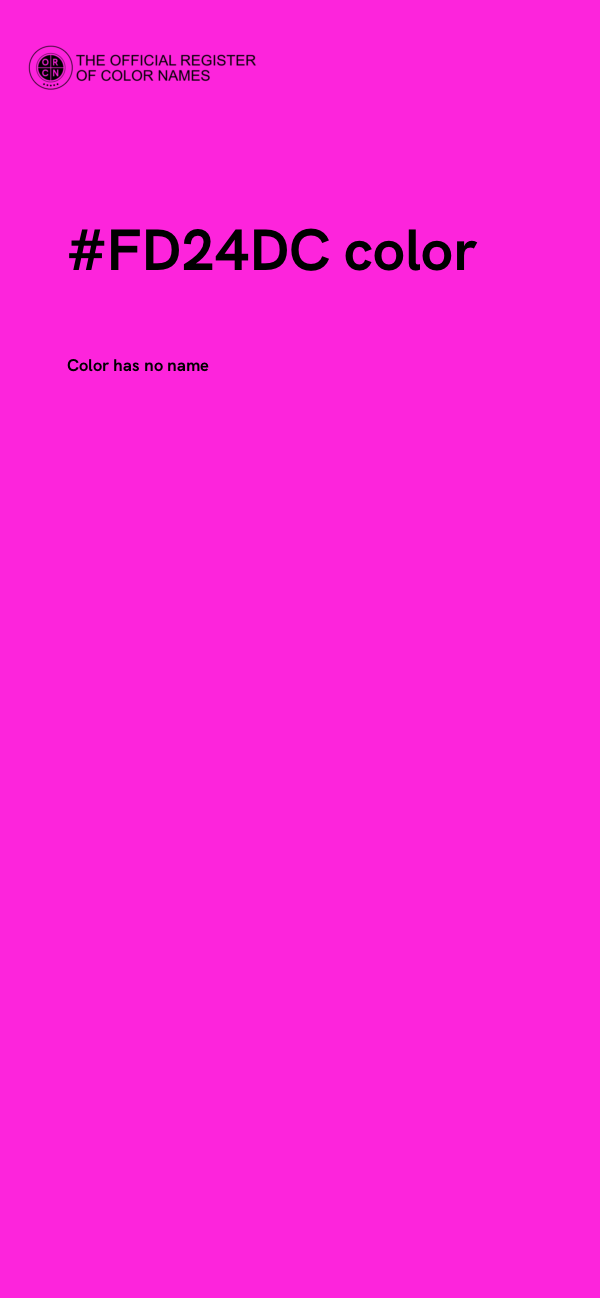 #FD24DC color image