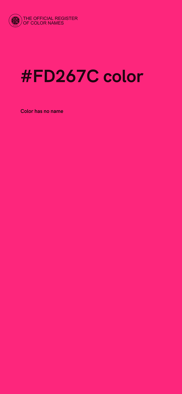 #FD267C color image