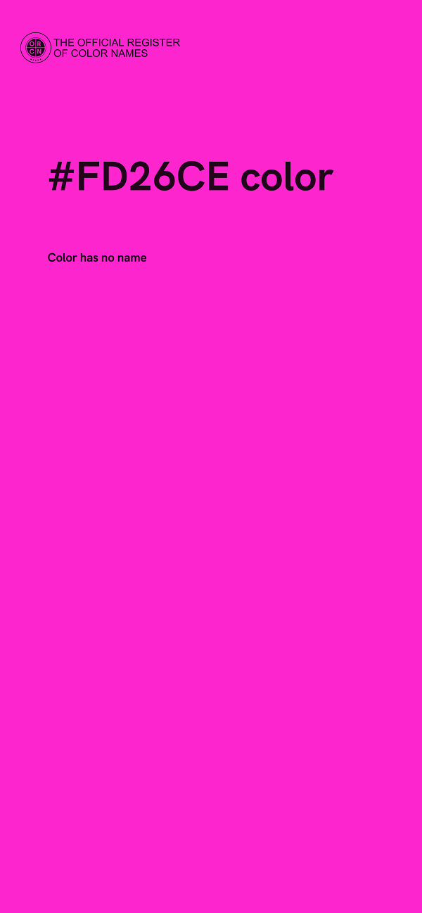 #FD26CE color image