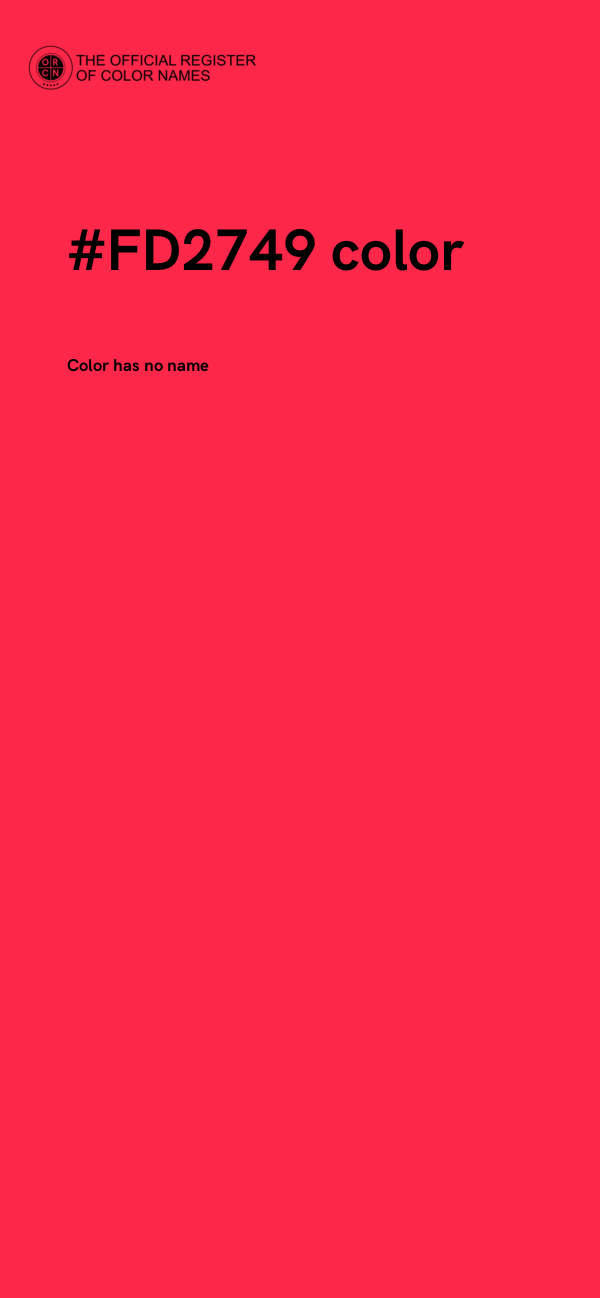 #FD2749 color image