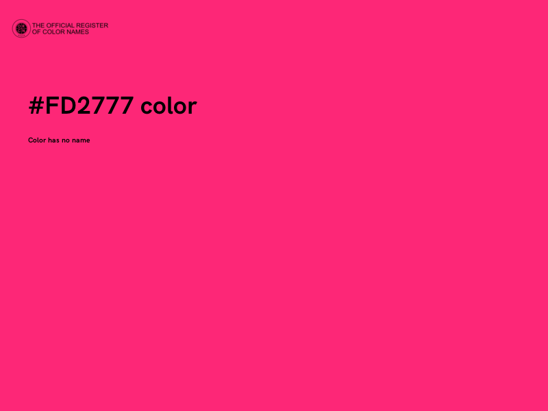 #FD2777 color image