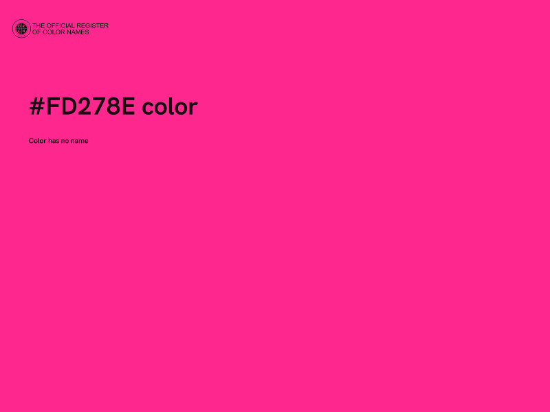 #FD278E color image