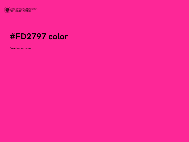 #FD2797 color image