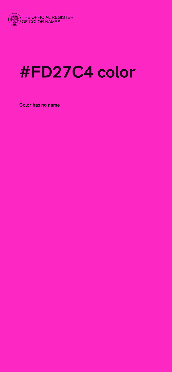 #FD27C4 color image