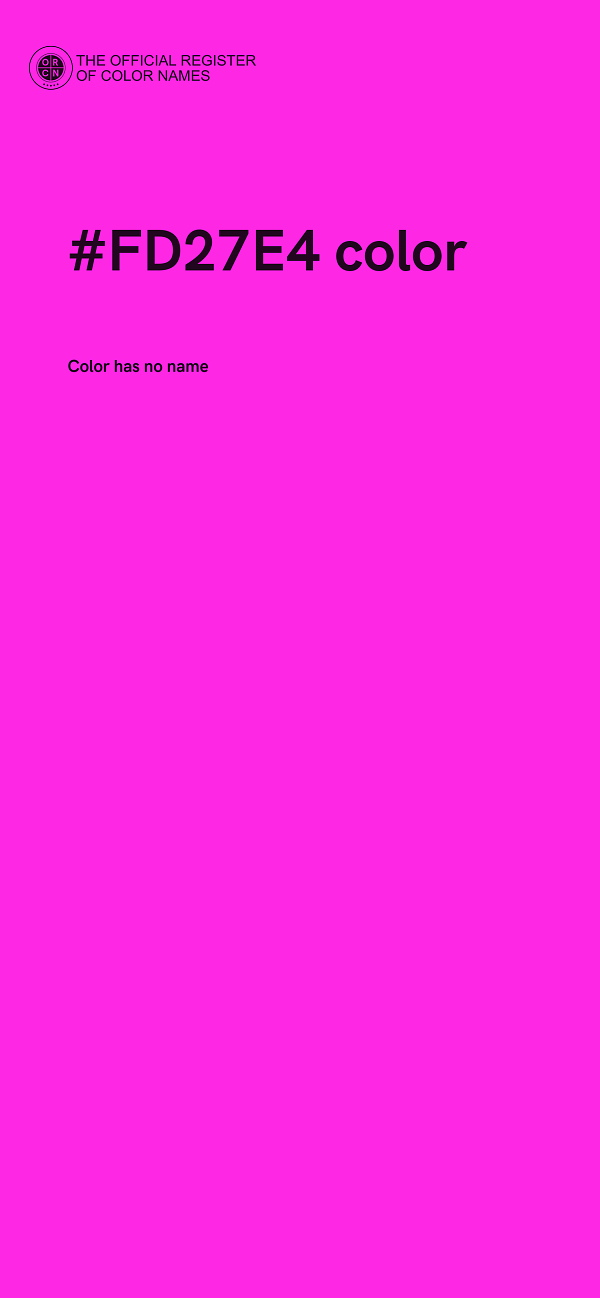 #FD27E4 color image