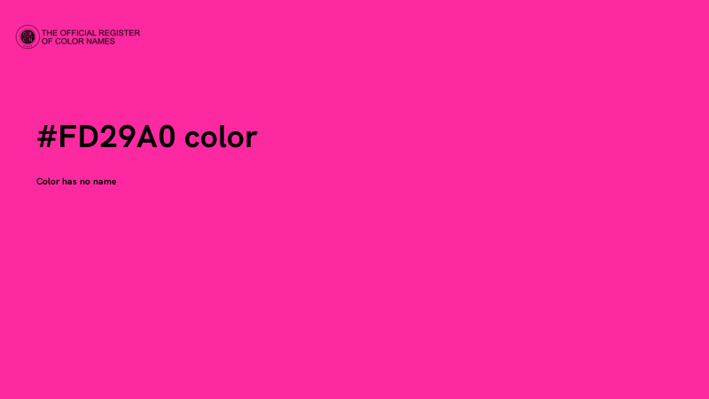 #FD29A0 color image