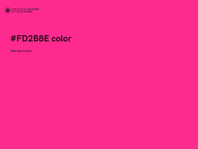 #FD2B8E color image